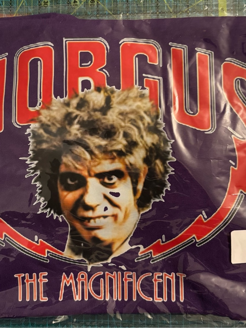 New Orleans Morgus tshirt Purple LAST AVAILABLE BATCH NEW - Picture 2 of 3